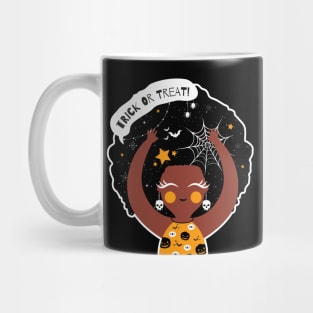 Halloween little black girl Mug